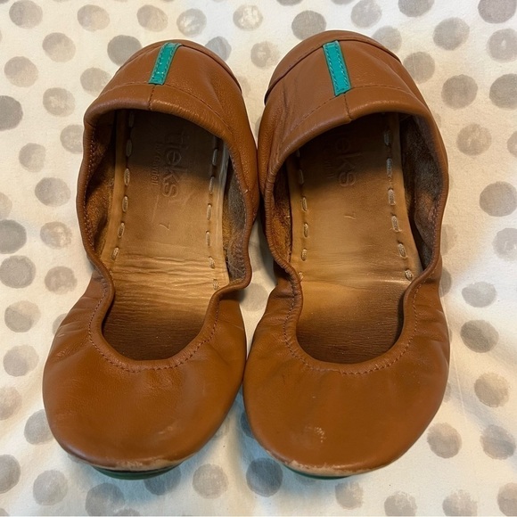 Tieks Chestnut Ballet Flat Shoes Size 7 - Picture 5 of 14
